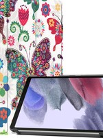 BTH BTH Samsung Galaxy Tab A7 Lite Hoesje - Vlinders