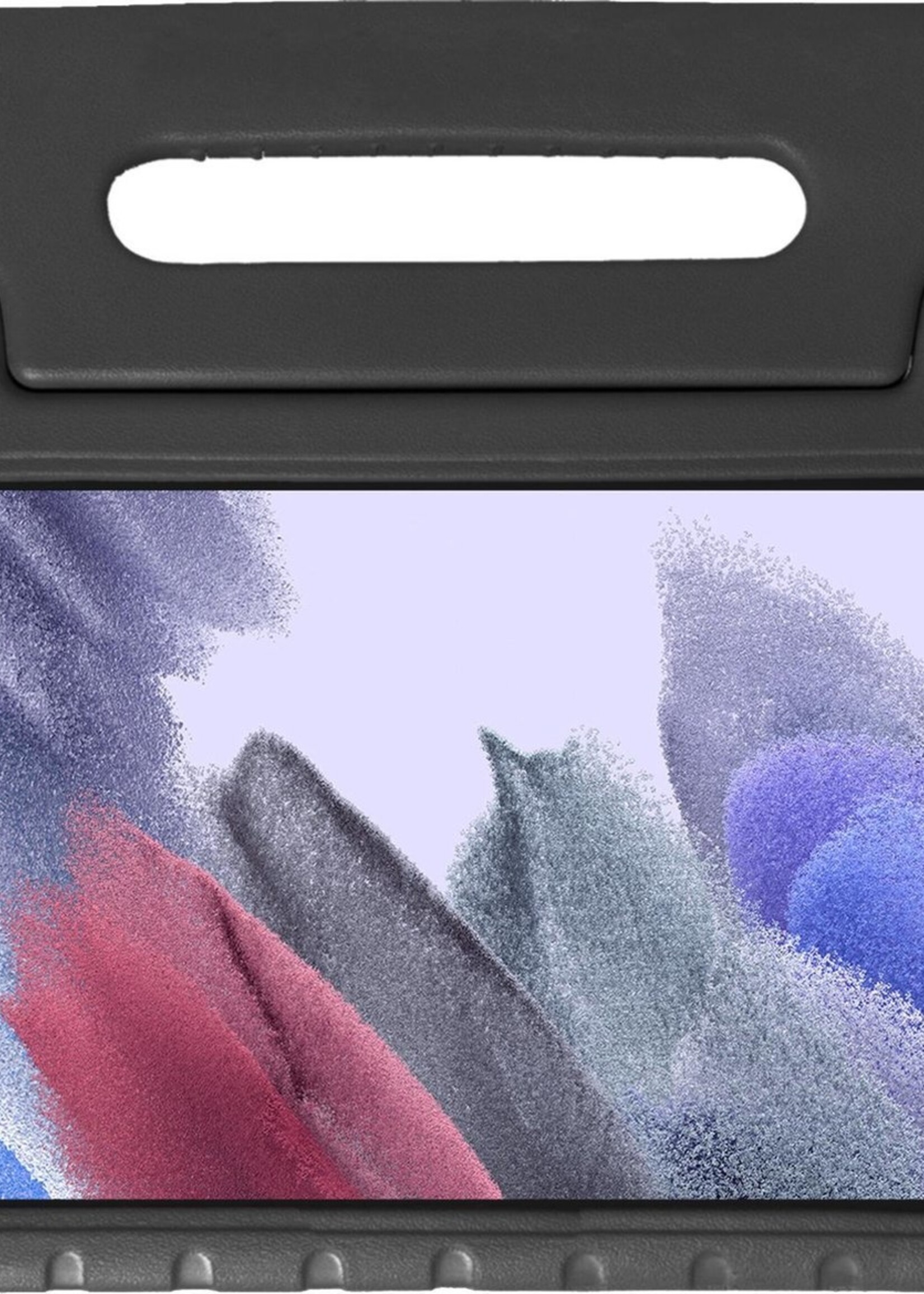 BTH Kinderhoes Geschikt voor Samsung Galaxy Tab A7 Lite Hoes Kinder Hoesje Kids Case Cover Kidsproof - Hoesje Geschikt voor Samsung Tab A7 Lite Hoesje Kinder Hoes - Zwart