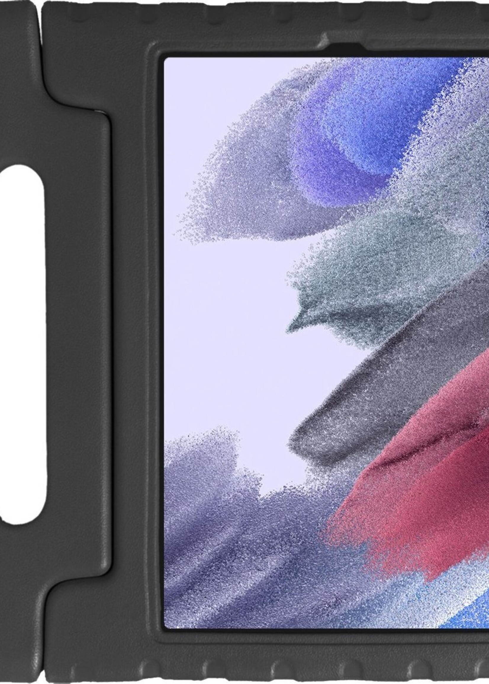 BTH Kinderhoes Geschikt voor Samsung Galaxy Tab A7 Lite Hoes Kinder Hoesje Kids Case Cover Kidsproof - Hoesje Geschikt voor Samsung Tab A7 Lite Hoesje Kinder Hoes - Zwart