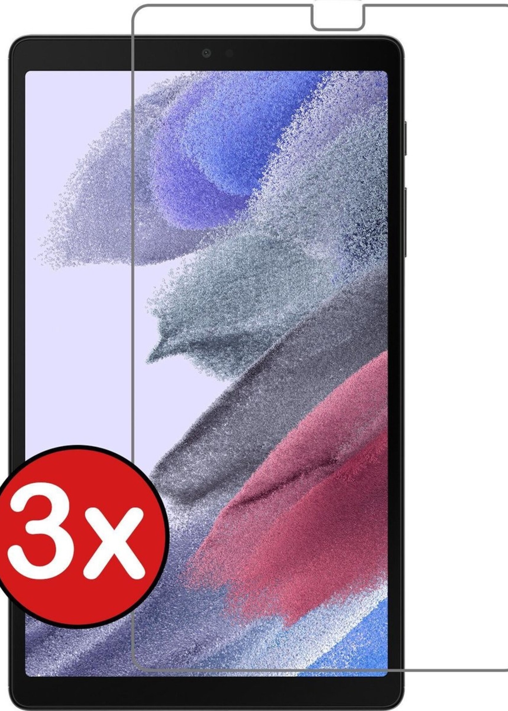 BTH Screenprotector Geschikt voor Samsung Galaxy Tab A7 Lite Screenprotector Tempered Glass Screen Protector Gehard Glas - Screenprotector Geschikt voor Samsung Tab A7 Lite Screenprotector Glas - 3 PACK