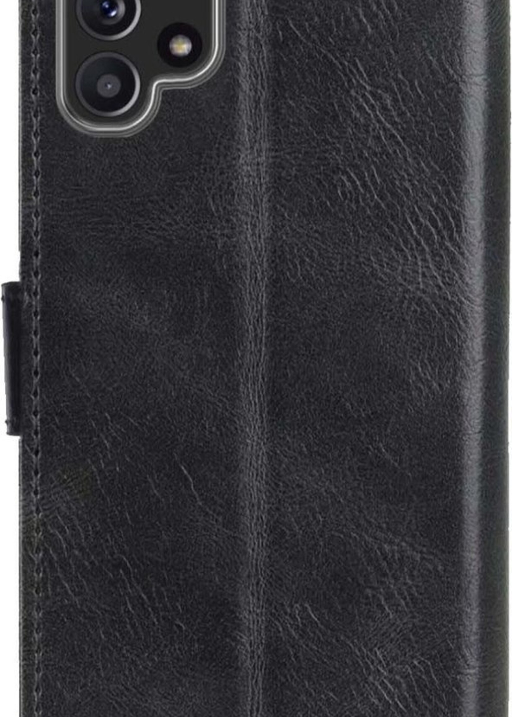 BTH Hoesje Geschikt voor Samsung A32 4G Hoesje Book Case Hoes Portemonnee Cover Walletcase - Hoes Geschikt voor Samsung Galaxy A32 4G Hoes Bookcase Hoesje - Zwart