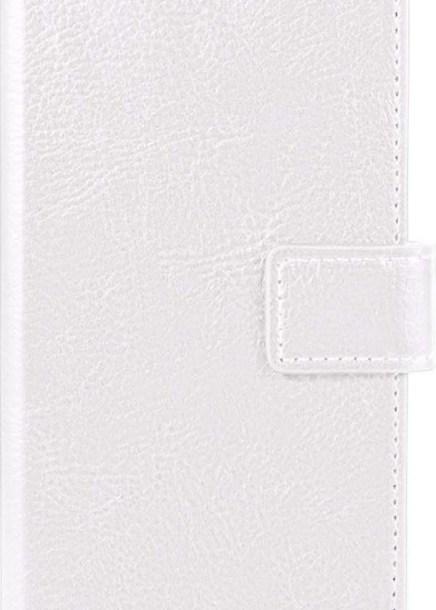 BTH Hoesje Geschikt voor Samsung A32 4G Hoesje Book Case Hoes Portemonnee Cover Walletcase Met Screenprotector - Hoes Geschikt voor Samsung Galaxy A32 4G Hoes Bookcase Hoesje - Wit