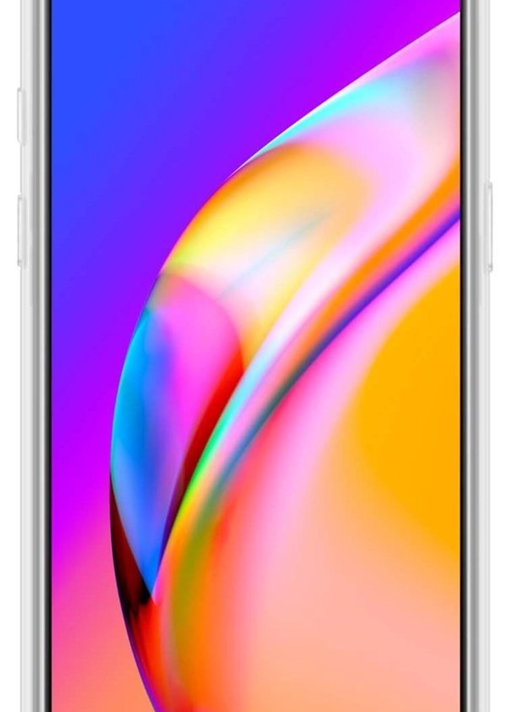 BTH Hoesje Geschikt voor OPPO A94 Hoesje Siliconen Shock Proof Case Hoes - Hoes Geschikt voor OPPO A94 Hoes Cover Case Shockproof - Transparant
