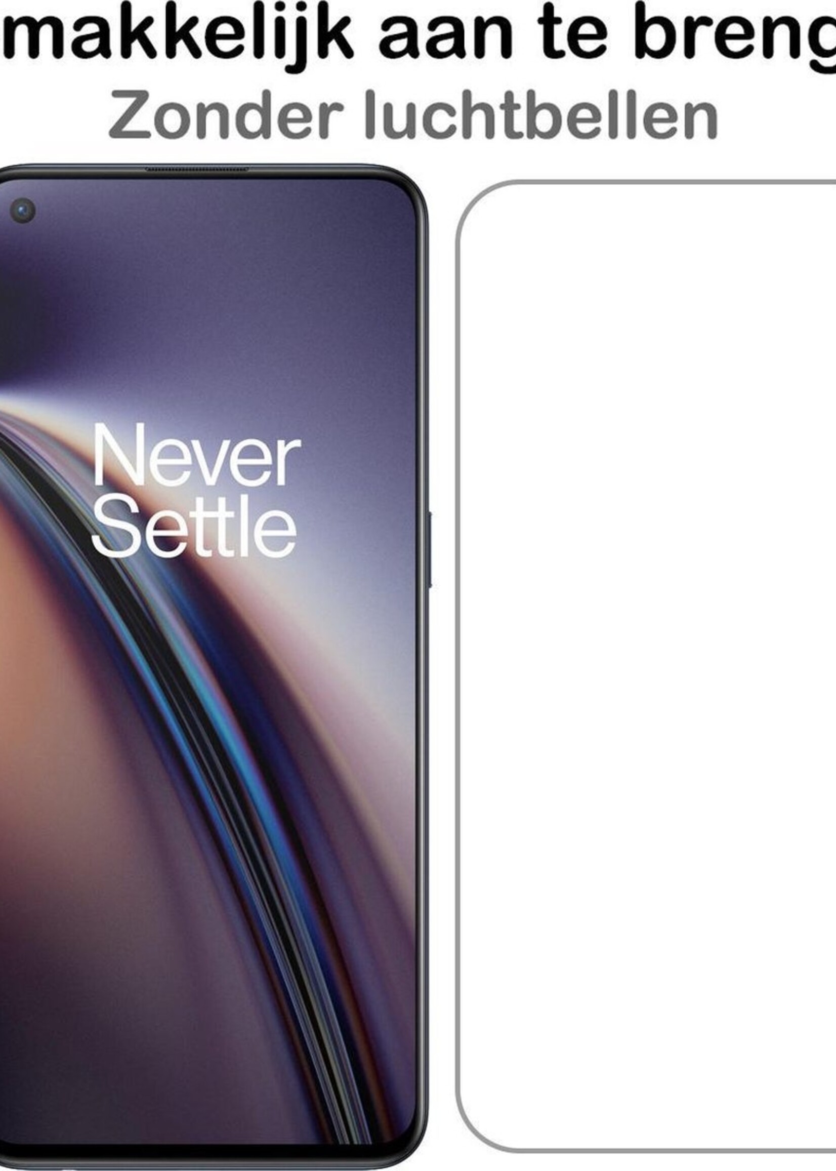 BTH Screenprotector Geschikt voor OnePlus Nord CE Screenprotector Glas Gehard Tempered Glass - Screenprotector Geschikt voor OnePlus Nord CE Screen Protector Screen Cover - 3 PACK