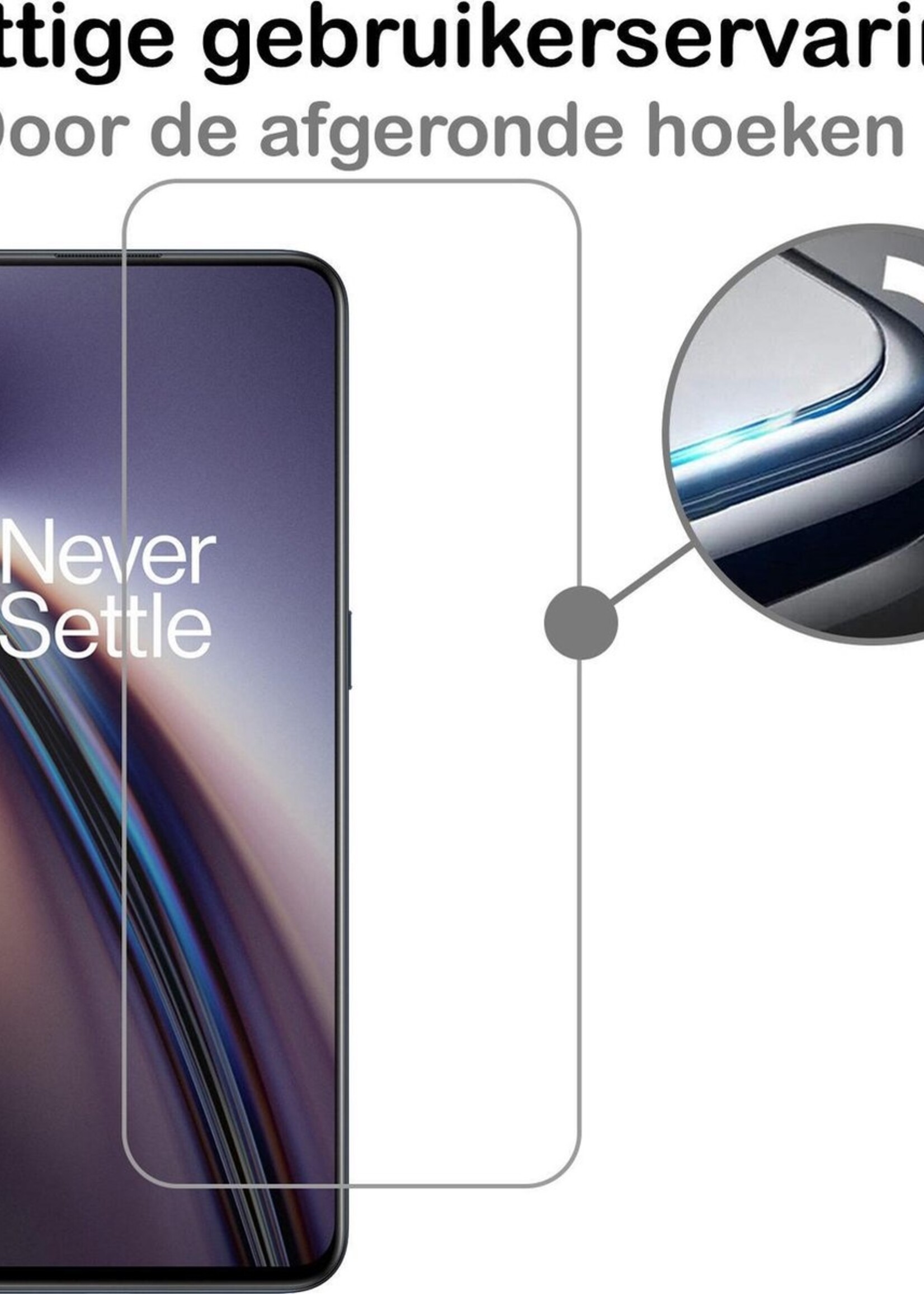 BTH Screenprotector Geschikt voor OnePlus Nord CE Screenprotector Glas Gehard Tempered Glass - Screenprotector Geschikt voor OnePlus Nord CE Screen Protector Screen Cover - 3 PACK