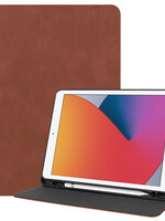 BTH BTH Luxe Lederen iPad 10.2 2021 Hoes - Bruin