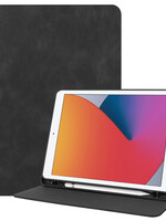 BTH BTH Luxe Lederen iPad 10.2 2021 Hoes - Zwart
