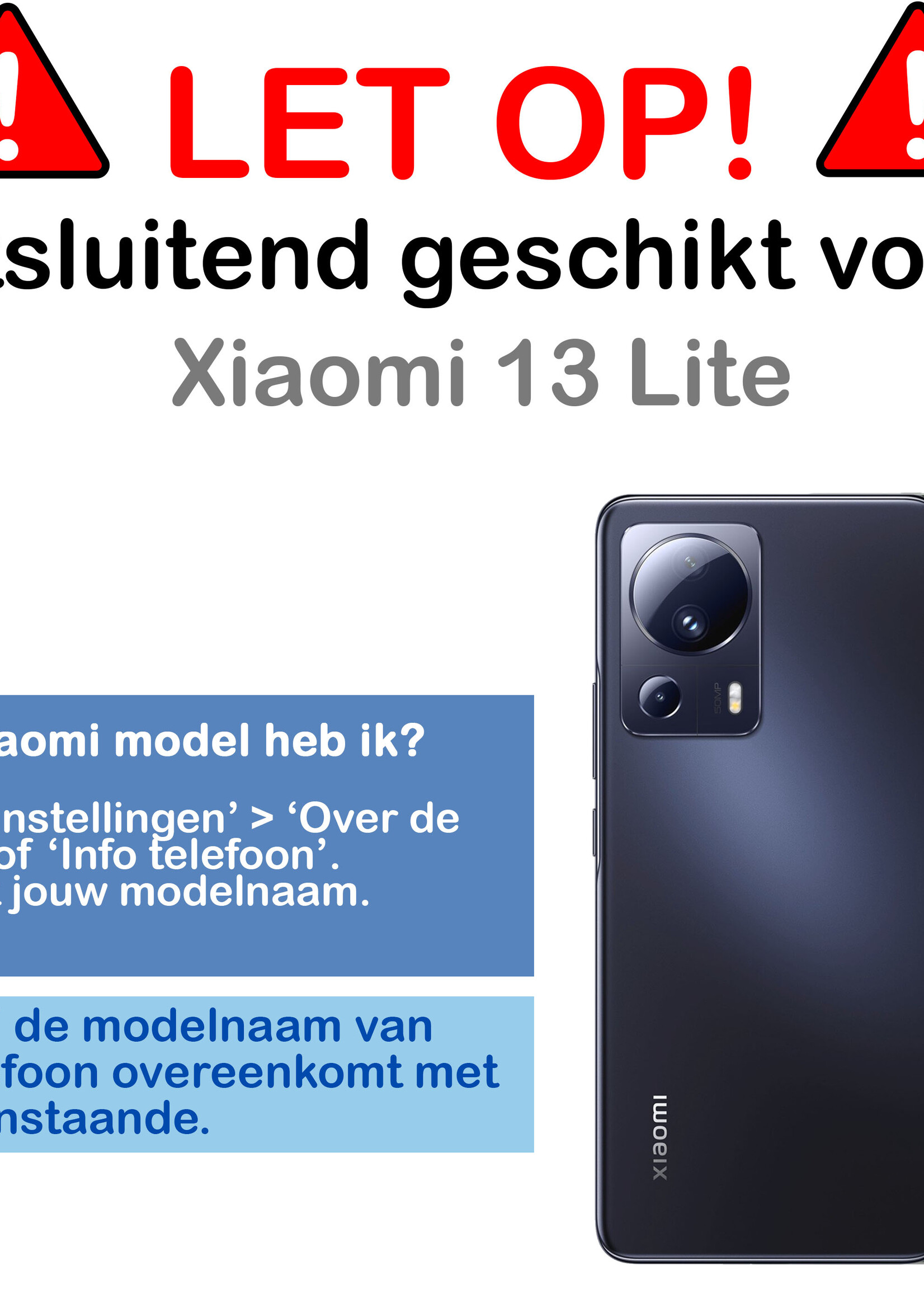 BTH Xiaomi 13 Lite Hoesje Siliconen Case Cover - Xiaomi 13 Lite Hoesje Cover Hoes Siliconen - Transparant