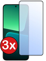 BTH BTH Xiaomi 13 Pro Screenprotector Glas Full Cover - 3 PACK