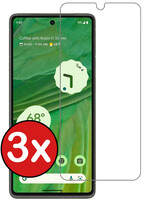 BTH BTH Google Pixel 7a Screenprotector Glas - 3 PACK