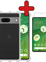 BTH BTH Google Pixel 7a Hoesje Shockproof Met Screenprotector