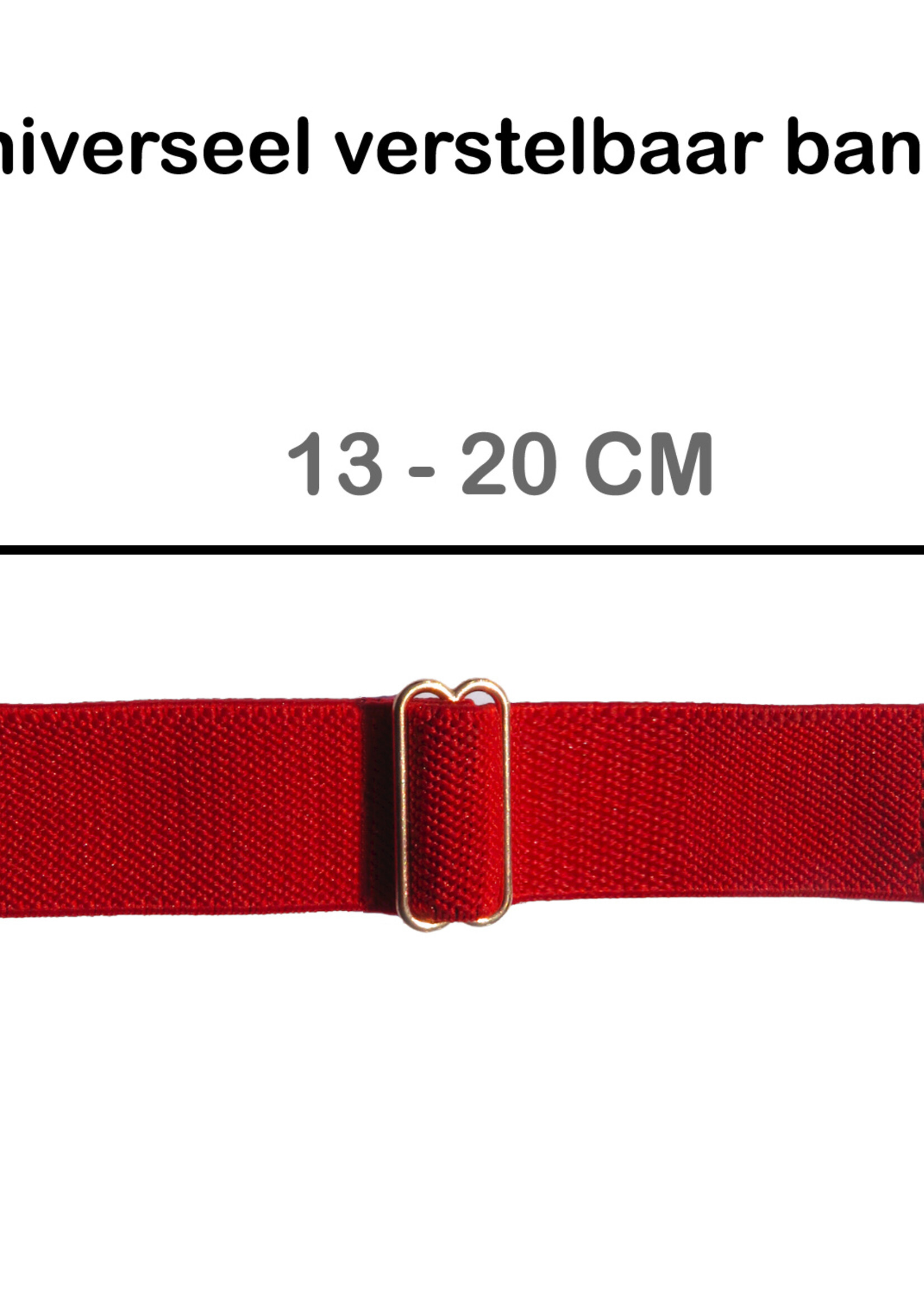 BTH Bandje Geschikt Voor Apple Watch Bandje 38/40/41 mm Nylon Polsband Met Gesp - Horloge Bandje Geschikt Voor Apple Watch 1-8 / SE - 38/40/41 mm - Rood