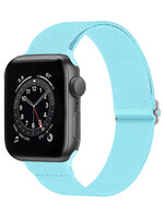 BTH BTH Apple Watch Bandje Stof Verstelbaar (38/40/41 mm) - Lichtblauw