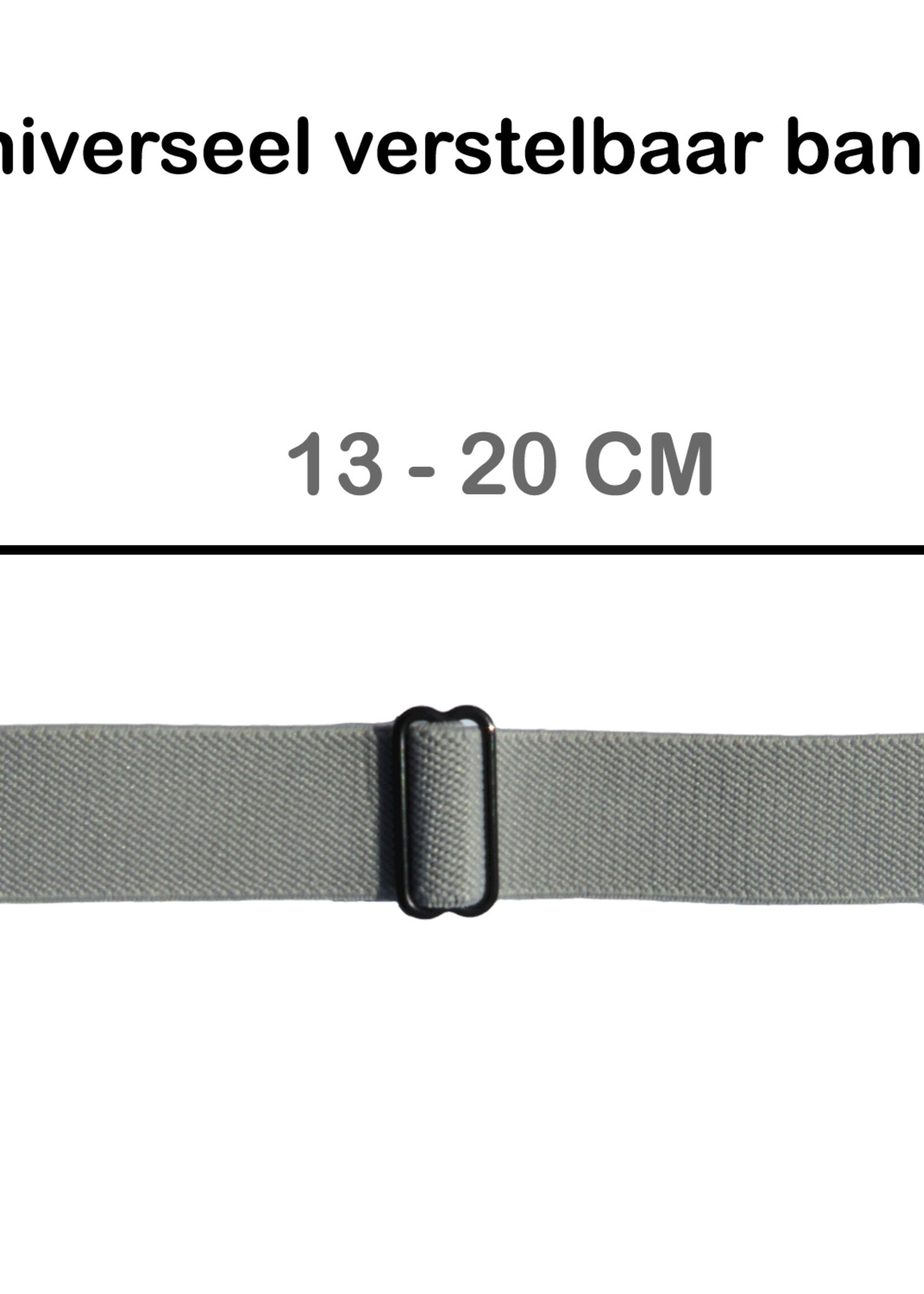 BTH Bandje Geschikt Voor Apple Watch Bandje 38/40/41 mm Nylon Polsband Met Gesp - Horloge Bandje Geschikt Voor Apple Watch 1-8 / SE - 38/40/41 mm - Grijs