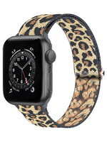 BTH BTH Apple Watch Bandje Stof Verstelbaar (42/44/45 mm) - Panter Geel