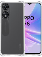 BTH BTH OPPO A78 Hoesje Shockproof - Transparant
