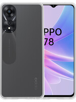 BTH BTH OPPO A78 Hoesje Siliconen - Transparant