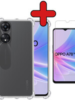 BTH BTH OPPO A78 Hoesje Shockproof Met Screenprotector