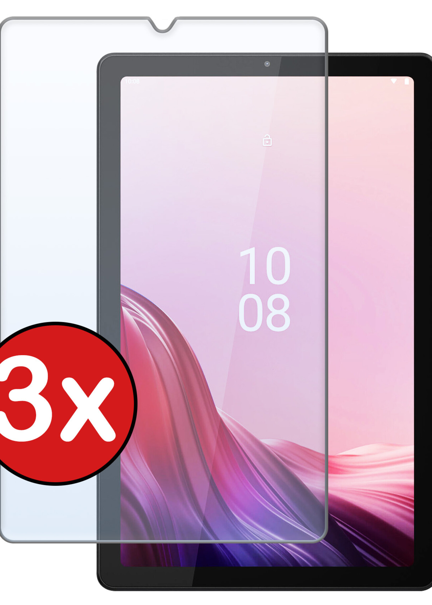 BTH Screenprotector Geschikt voor Lenovo Tab M9 Screenprotector Tempered Glass Screen Protector Gehard Glas - Screenprotector Geschikt voor Lenovo Tab M9 Screenprotector Glas - 3 PACK