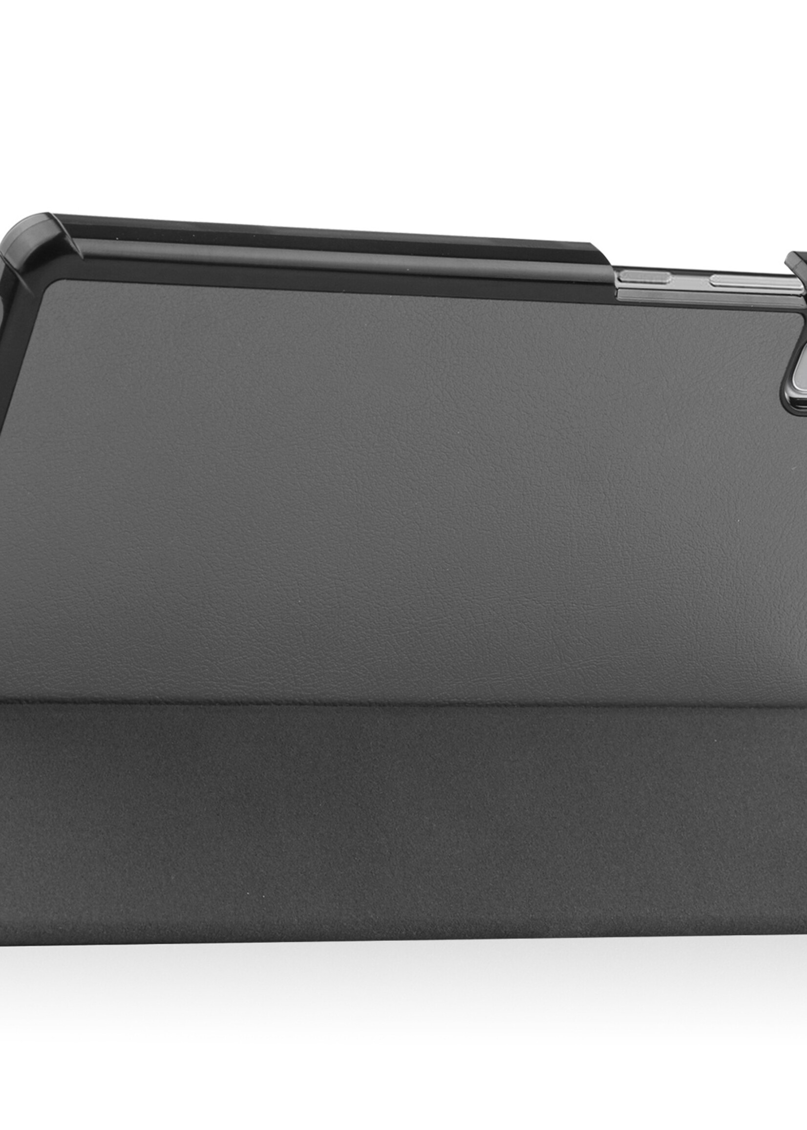 BTH Hoes Geschikt voor Lenovo Tab M9 Hoes Book Case Hoesje Trifold Cover Met Screenprotector - Hoesje Geschikt voor Lenovo Tab M9 Hoesje Bookcase - Grijs
