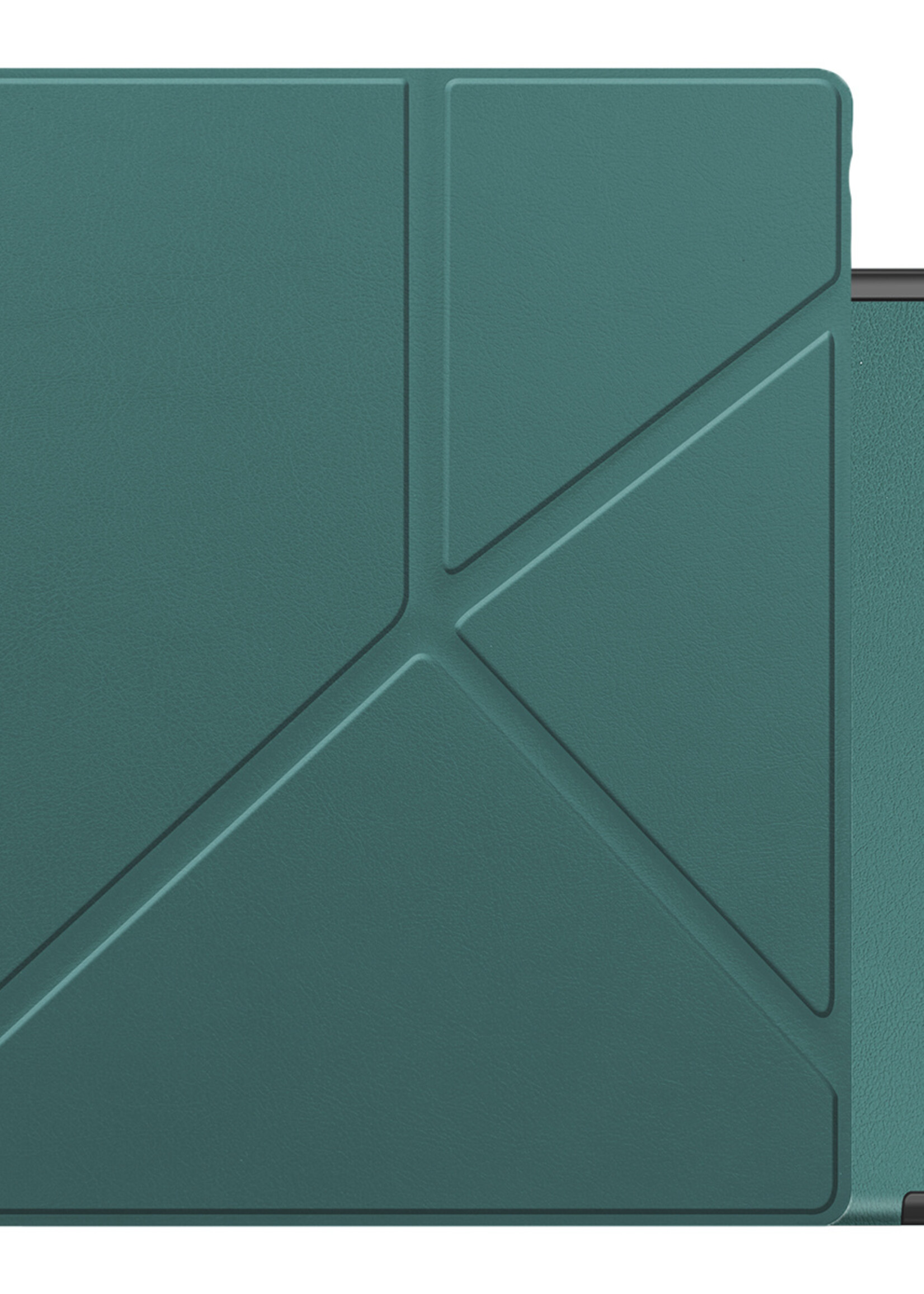 BTH Hoesje Geschikt voor Kobo Elipsa 2E Hoesje Luxe Bescherm Case - Hoes Geschikt voor Kobo Elipsa 2E Hoes Book Cover - Groen