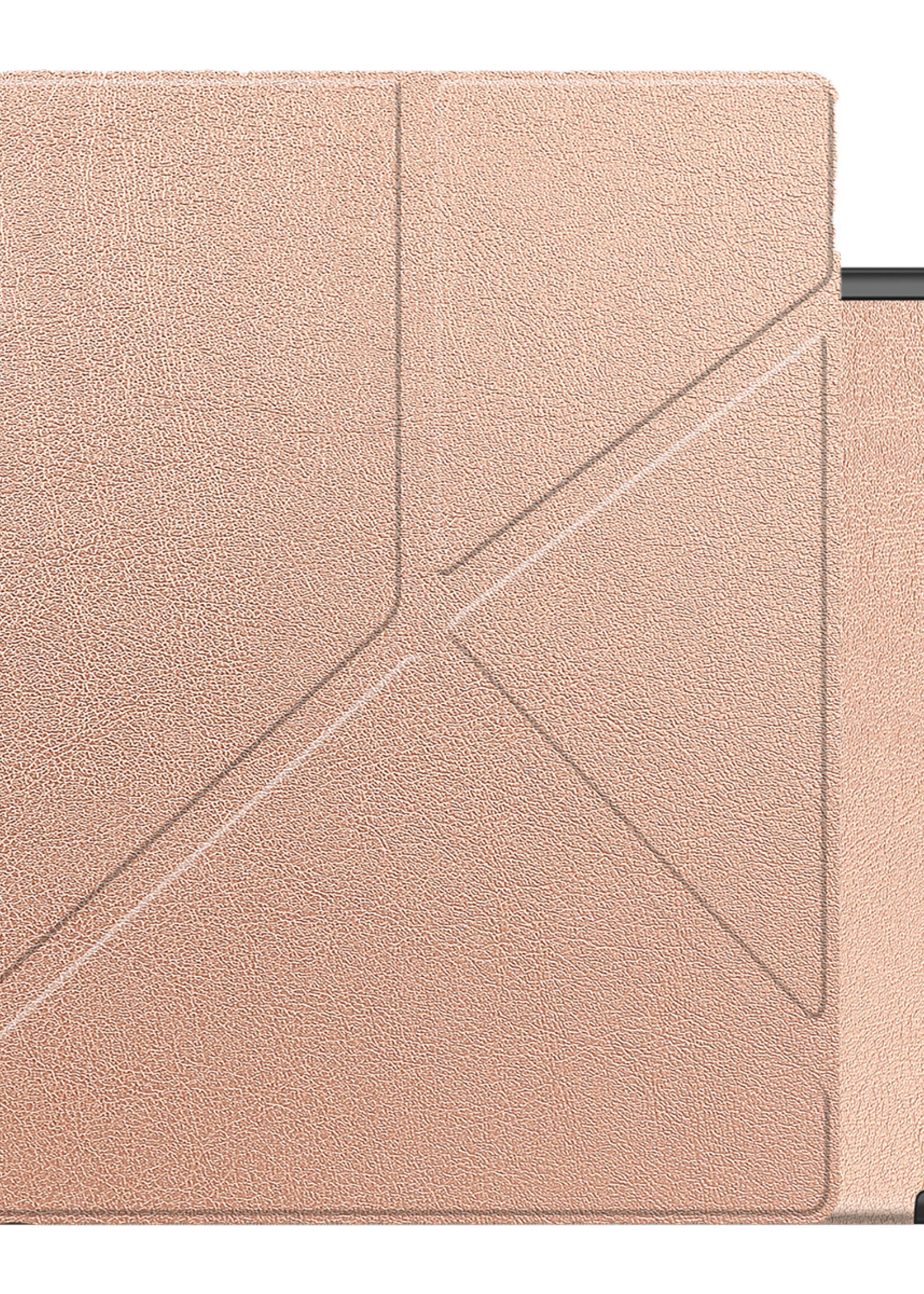 BTH Hoesje Geschikt voor Kobo Elipsa 2E Hoesje Luxe Bescherm Case - Hoes Geschikt voor Kobo Elipsa 2E Hoes Book Cover - Rosé Goud