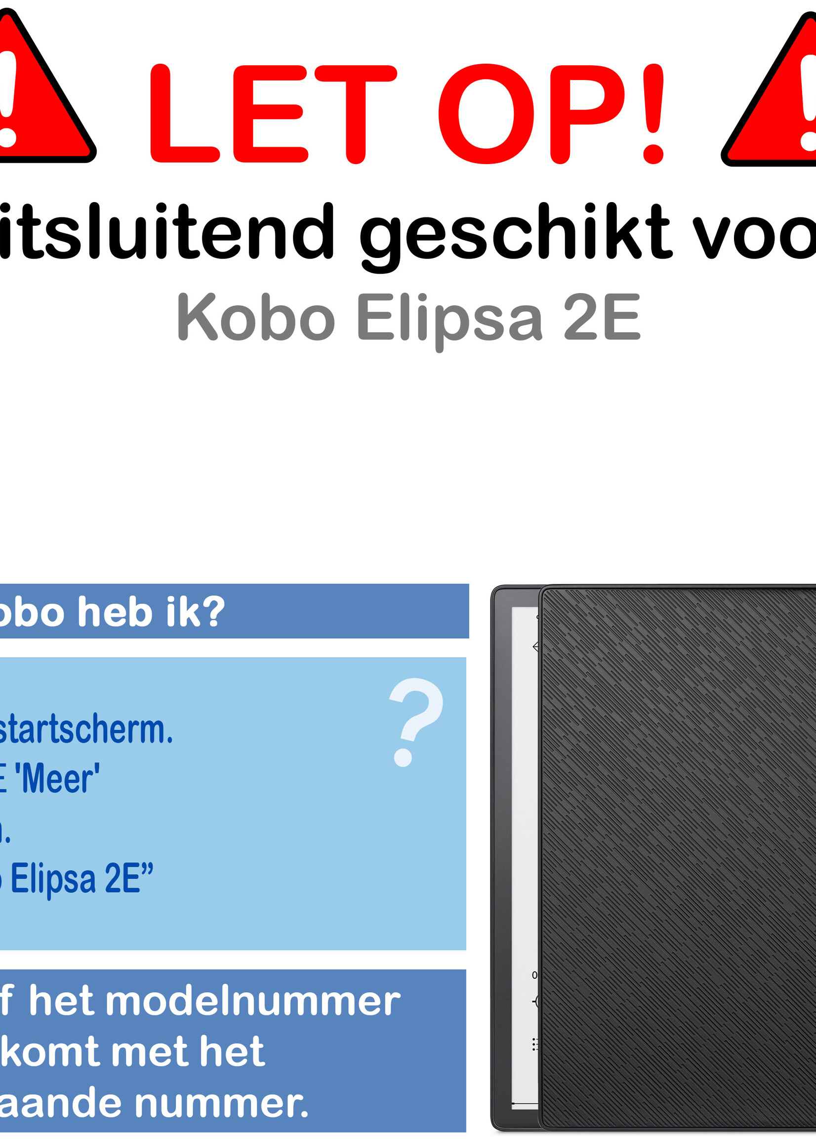 BTH Hoesje Geschikt voor Kobo Elipsa 2E Hoesje Luxe Bescherm Case - Hoes Geschikt voor Kobo Elipsa 2E Hoes Book Cover - Rosé Goud