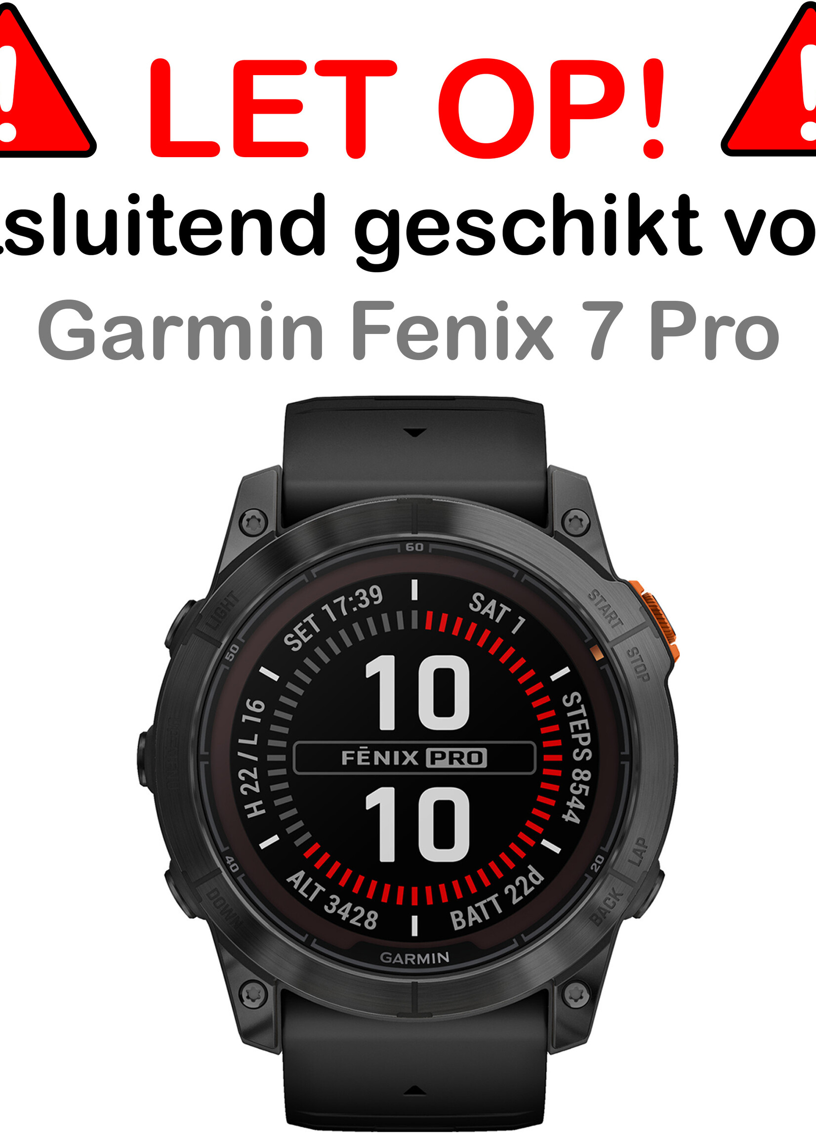 BTH Screenprotector Geschikt voor Garmin Fenix 7 Pro Screenprotector Glas Gehard Screen Cover - Screen Protector Geschikt voor Garmin Fenix 7 Pro Screenprotector Tempered Glass