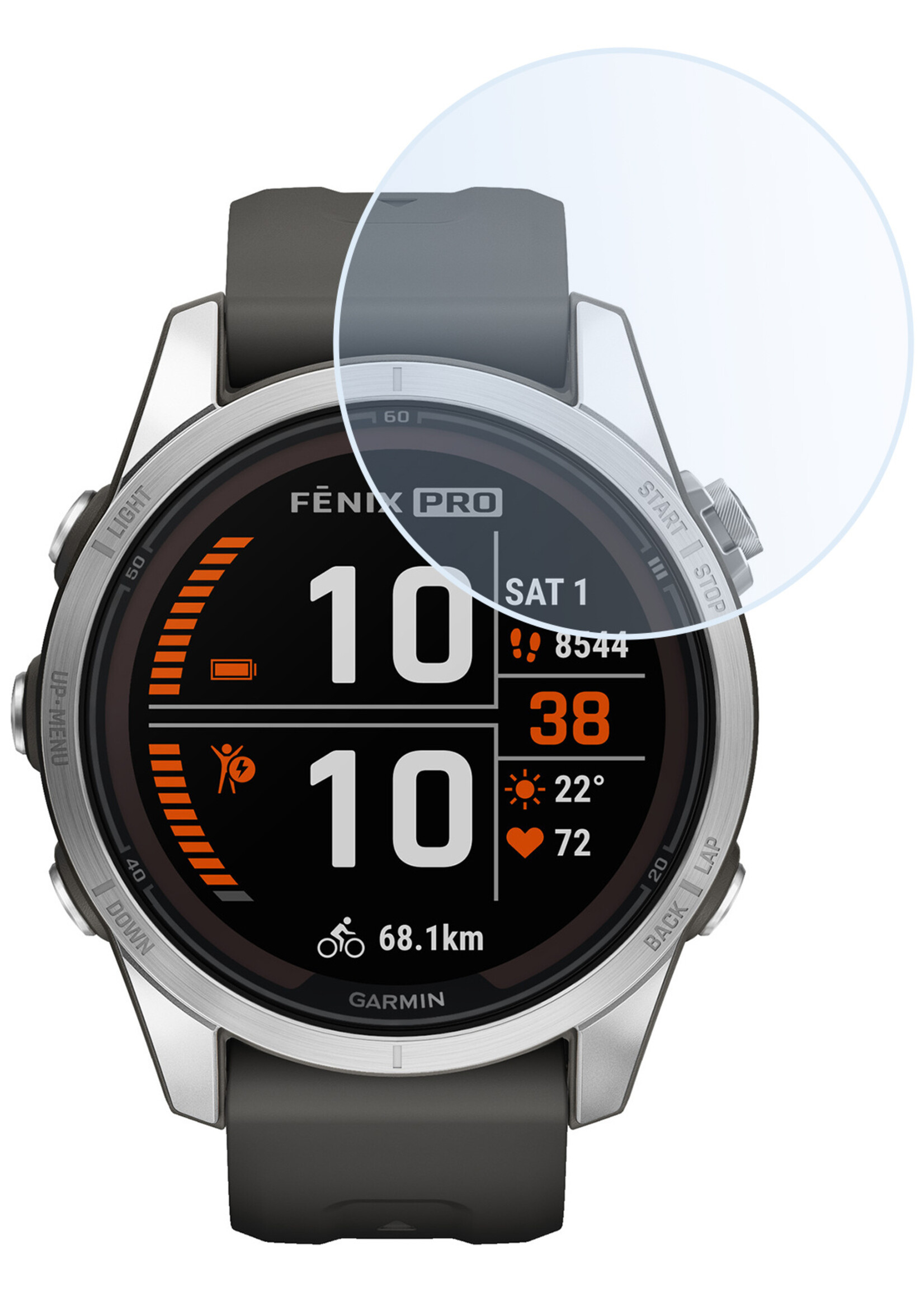 BTH Screenprotector Geschikt voor Garmin Fenix 7S Pro Screenprotector Glas Gehard Screen Cover - Screen Protector Geschikt voor Garmin Fenix 7S Pro Screenprotector Tempered Glass