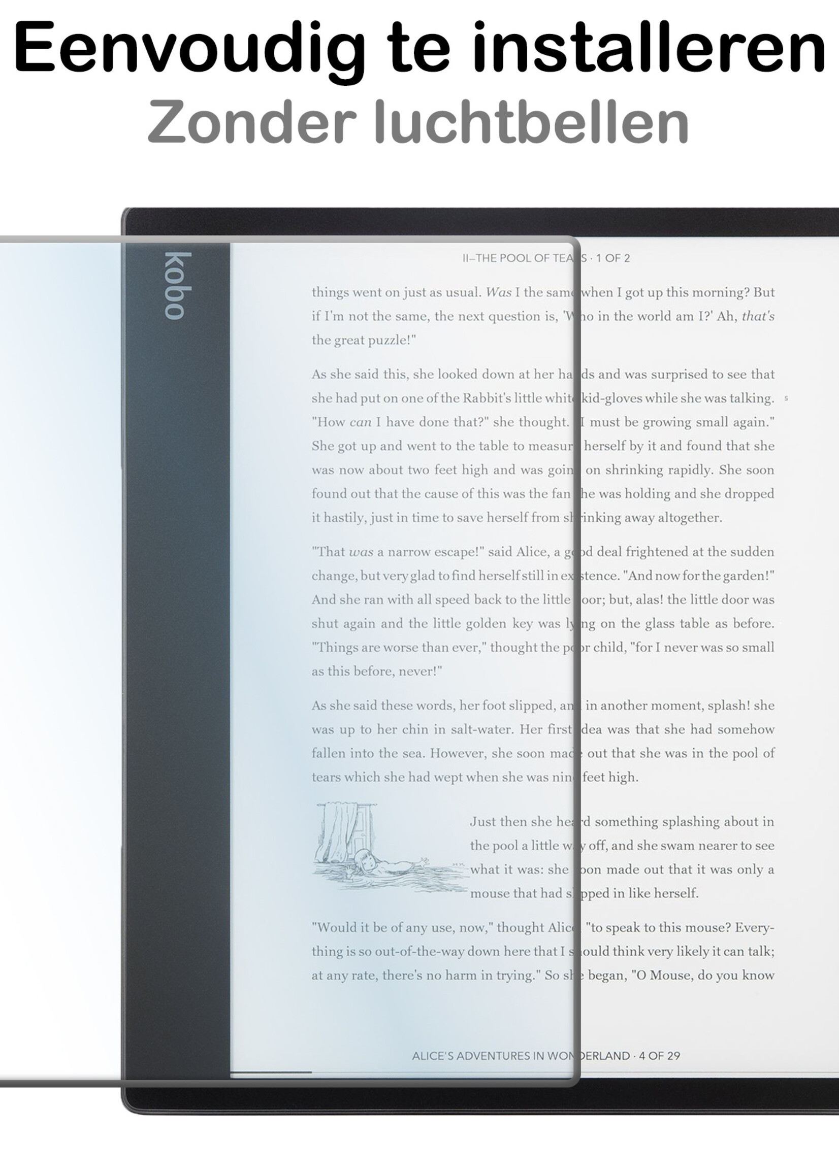 BTH Screenprotector Geschikt voor Kobo Elipsa 2E Screenprotector Gehard Glas Tempered Glass - Screenprotector Geschikt voor Kobo Elipsa 2E Screenprotector - 2 PACK