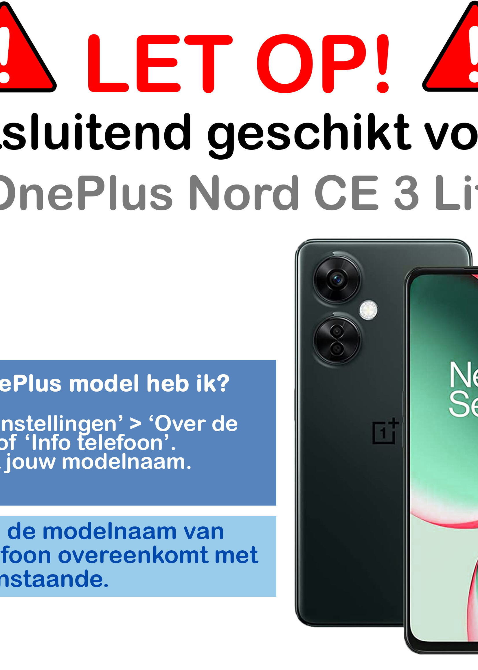 BTH Screenprotector Geschikt voor OnePlus Nord CE 3 Lite Screenprotector Glas Gehard Tempered Glass - Screenprotector Geschikt voor OnePlus Nord CE 3 Lite Screen Protector Screen Cover