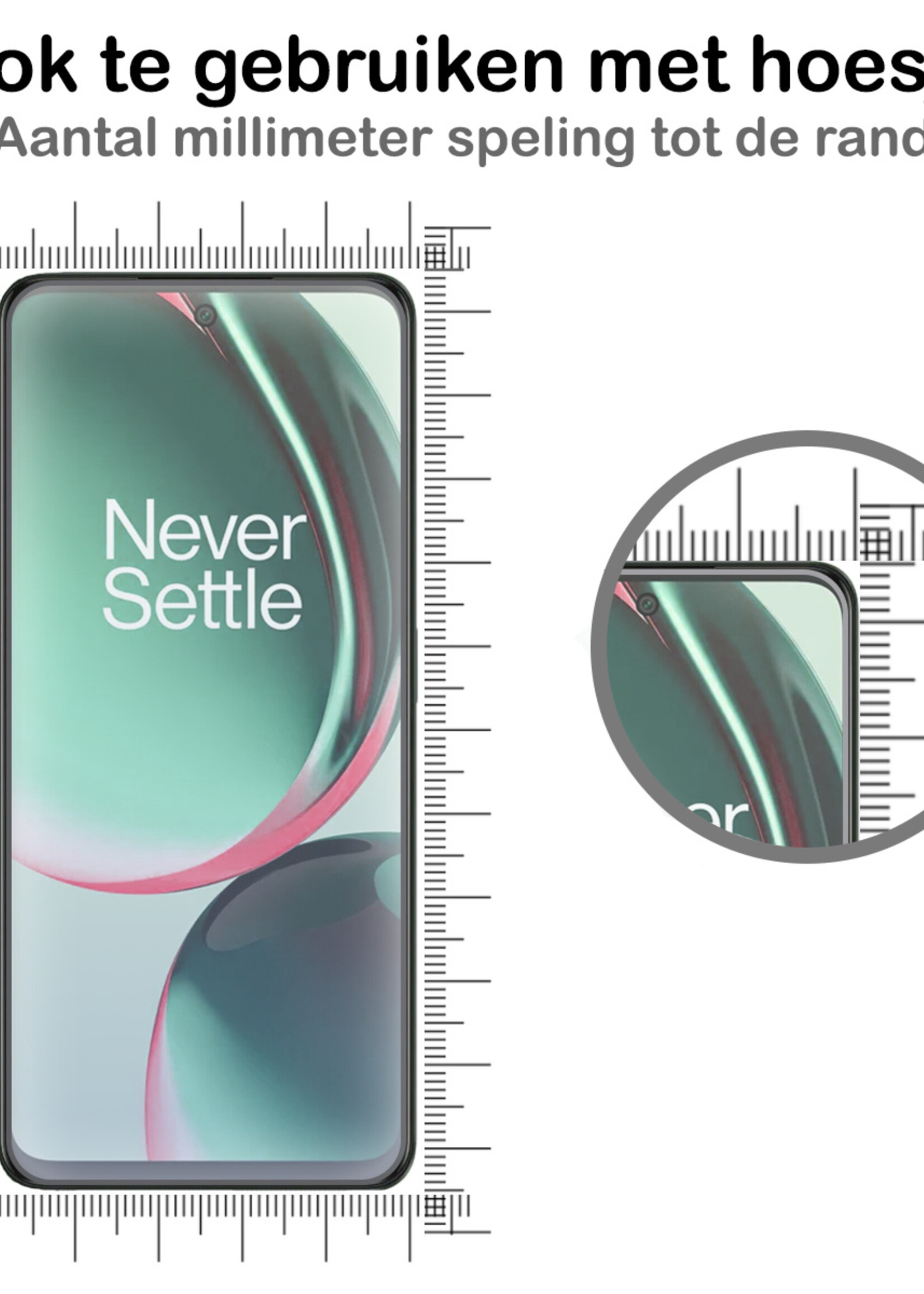 BTH Screenprotector Geschikt voor OnePlus Nord CE 3 Lite Screenprotector Glas Gehard Tempered Glass - Screenprotector Geschikt voor OnePlus Nord CE 3 Lite Screen Protector Screen Cover - 3 PACK