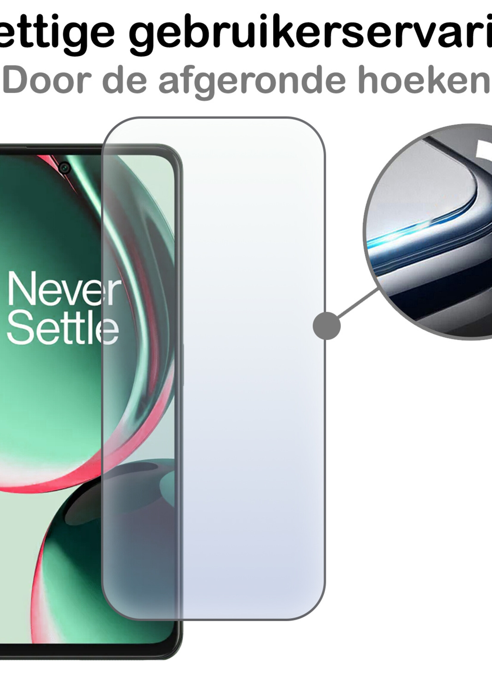 BTH Screenprotector Geschikt voor OnePlus Nord CE 3 Lite Screenprotector Glas Gehard Tempered Glass - Screenprotector Geschikt voor OnePlus Nord CE 3 Lite Screen Protector Screen Cover - 3 PACK