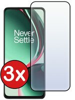 BTH BTH OnePlus Nord CE 3 Lite Screenprotector Glas  Full Cover - 3 PACK