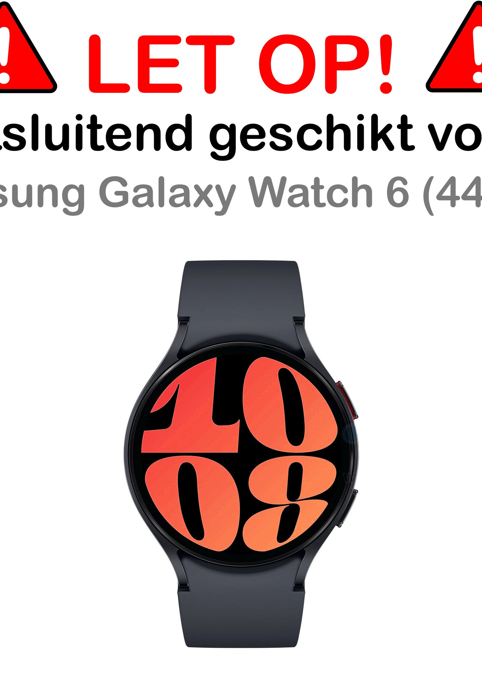 BTH Screenprotector Geschikt voor Samsung Watch 6 44 mm Screenprotector Glas Gehard Screen Cover - Screen Protector Geschikt voor Samsung Galaxy Watch 6 (44 mm) Screenprotector Tempered Glass - 2 PACK