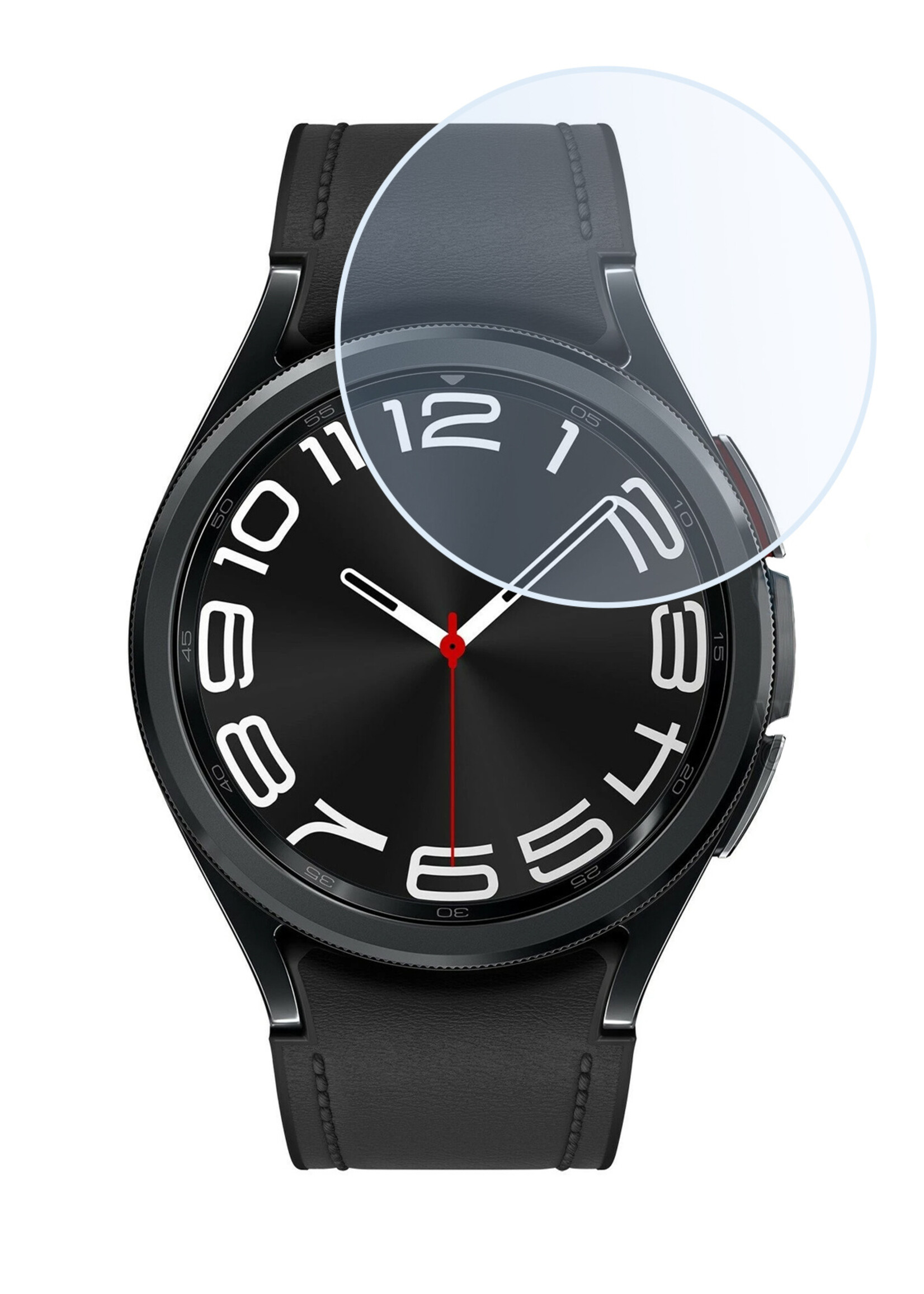 BTH Screenprotector Geschikt voor Samsung Watch 6 Classic 43 mm Screenprotector Glas Gehard Screen Cover - Screen Protector Geschikt voor Samsung Galaxy Watch 6 Classic (43 mm) Screenprotector Tempered Glass