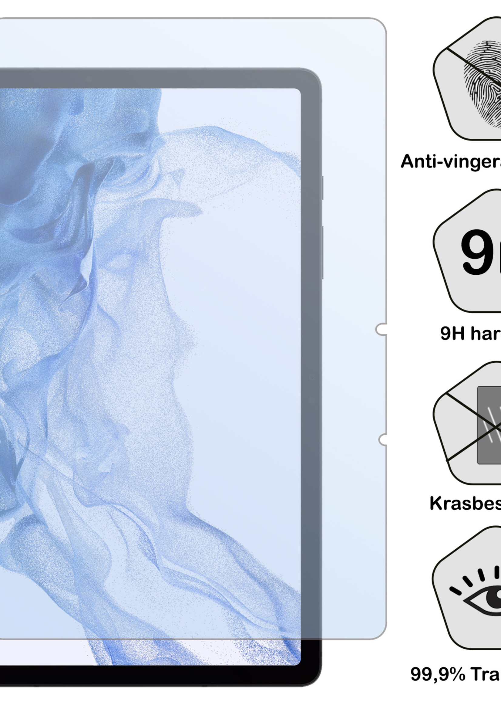 BTH Screenprotector Geschikt voor Samsung Galaxy Tab S9 Screenprotector Tempered Glass Screen Protector Gehard Glas - Screenprotector Geschikt voor Samsung Tab S9 Screenprotector Glas