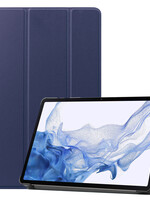 BTH BTH Samsung Galaxy Tab S9 Hoesje Met Uitsparing S Pen - Donkerblauw