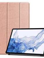 BTH BTH Samsung Galaxy Tab S9 Hoesje Met Uitsparing S Pen - Rose Goud