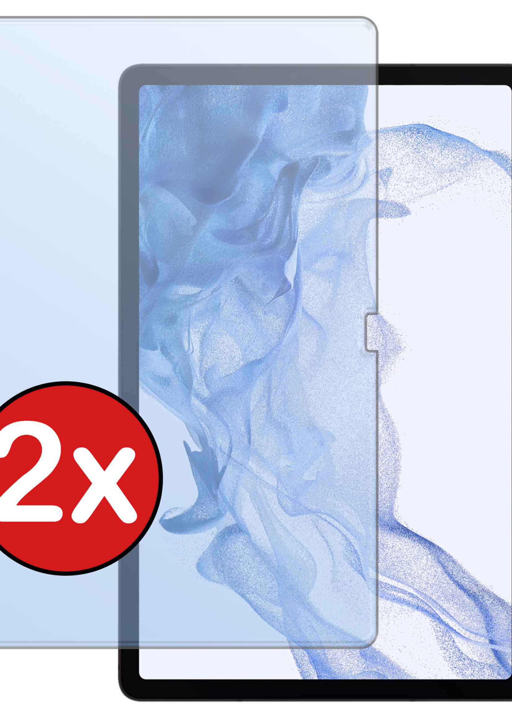 BTH Screenprotector Geschikt voor Samsung Galaxy Tab S9 Plus Screenprotector Tempered Glass Screen Protector Gehard Glas - Screenprotector Geschikt voor Samsung Tab S9 Plus Screenprotector Glas - 2 PACK