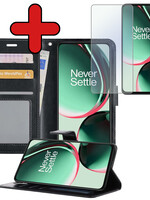 BTH BTH OnePlus Nord CE 3 Lite Hoesje Bookcase Zwart Met Screenprotector