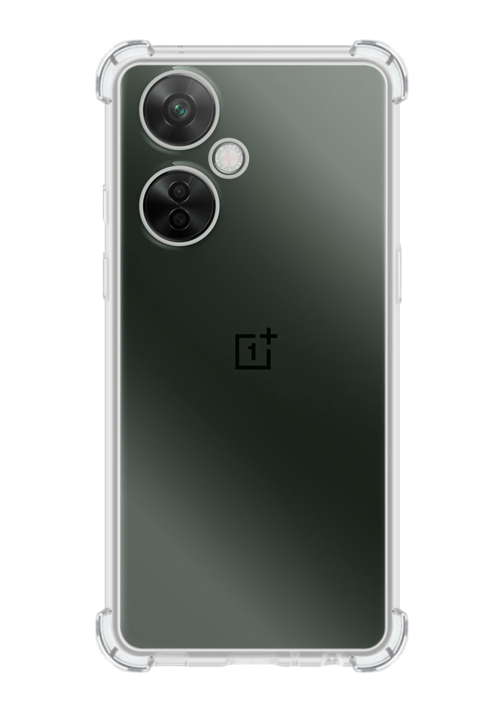 BTH Hoesje Geschikt voor OnePlus Nord CE 3 Lite Hoesje Siliconen Shock Proof Case Hoes - Hoes Geschikt voor OnePlus Nord CE 3 Lite Hoes Cover Case Shockproof - Transparant