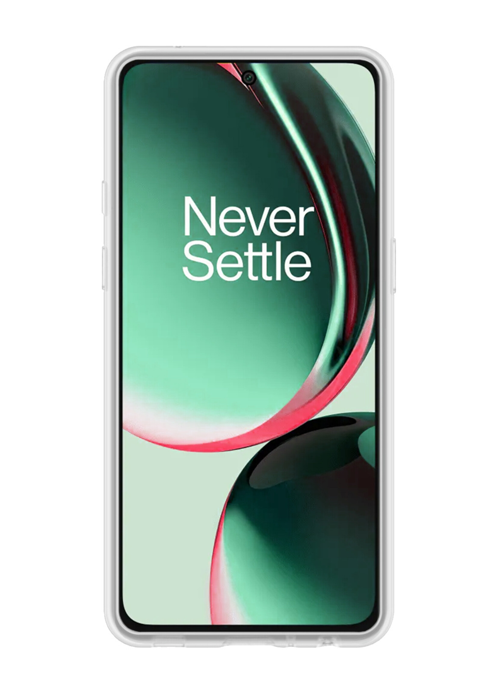 BTH Hoesje Geschikt voor OnePlus Nord CE 3 Lite Hoesje Siliconen Case Hoes - Hoes Geschikt voor OnePlus Nord CE 3 Lite Hoes Cover Case - Transparant