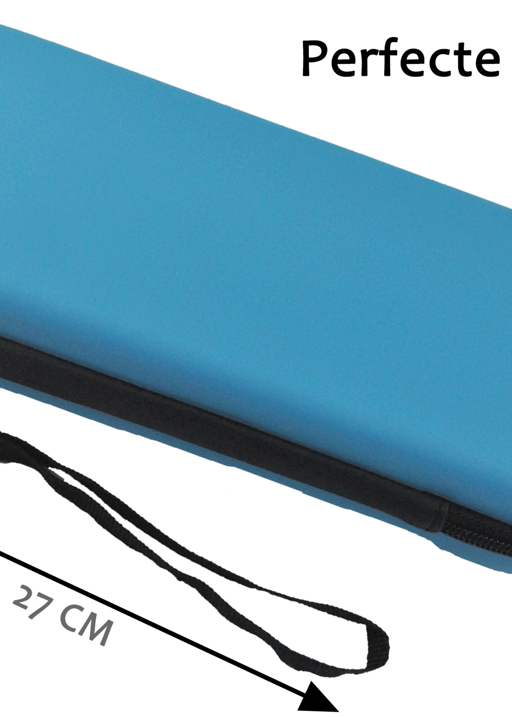 BTH Hoes Geschikt voor Nintendo Switch OLED Case Hard Cover Bescherm Hoesje Koord Met Screenprotector - Case Geschikt voor Nintendo Switch OLED Hoes - Blauw