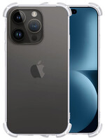 BTH BTH iPhone 15 Pro Hoesje Shockproof - Transparant