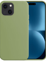 BTH BTH iPhone 15 Hoesje Siliconen - Groen