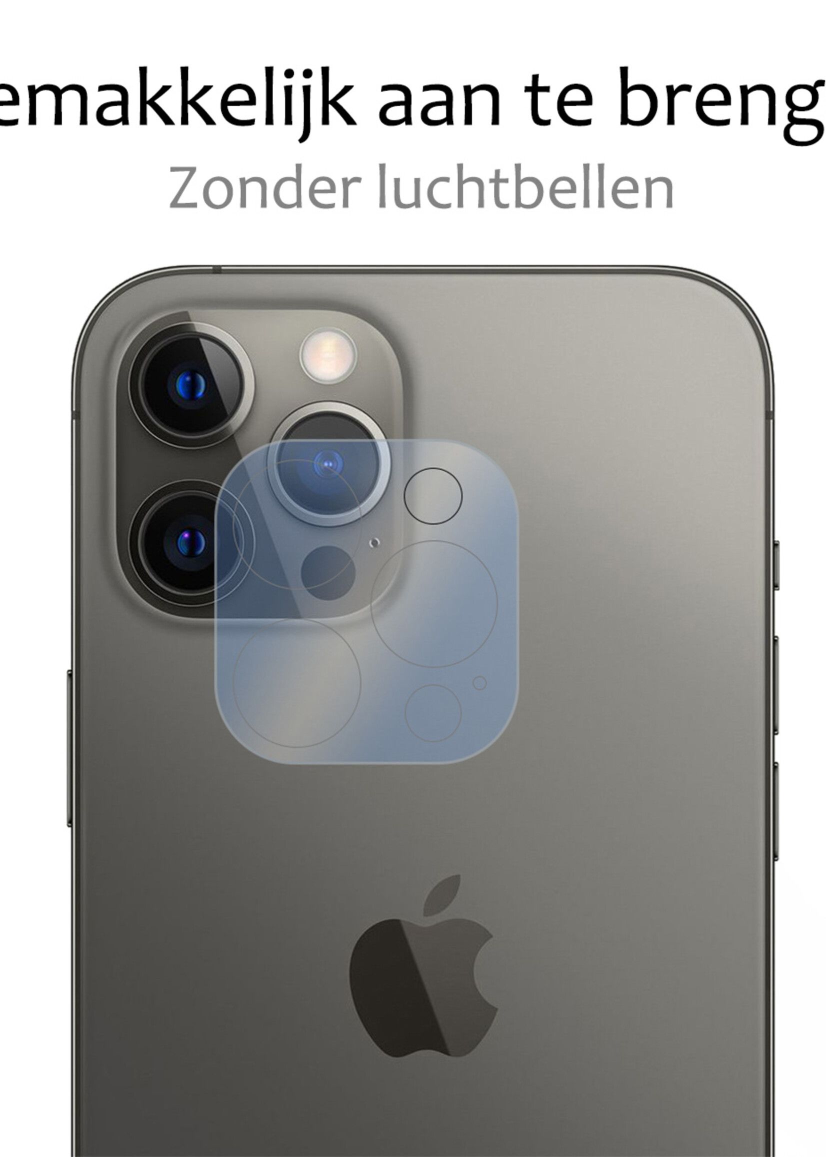 BTH Screenprotector Geschikt voor iPhone 15 Pro Camera Lens Screenprotector Glas - Screenprotector Geschikt voor iPhone 15 Pro Screenprotector Camera Protector Gehard Glas - 3 PACK
