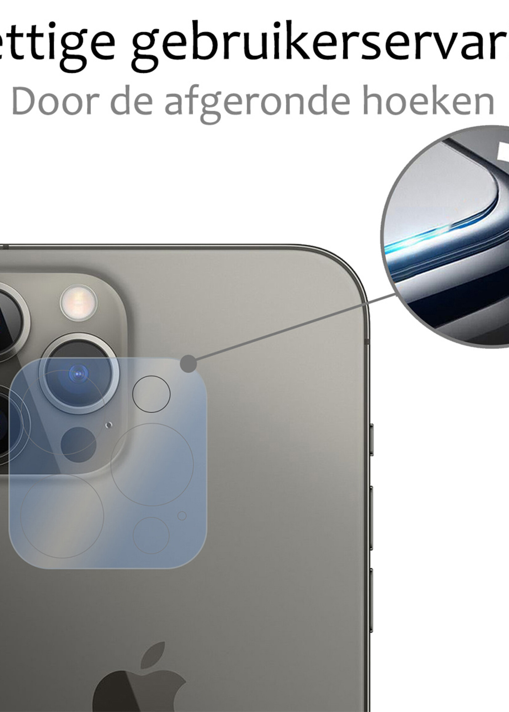 BTH Screenprotector Geschikt voor iPhone 15 Pro Max Camera Lens Screenprotector Glas - Screenprotector Geschikt voor iPhone 15 Pro Max Screenprotector Camera Protector Gehard Glas - 3 PACK