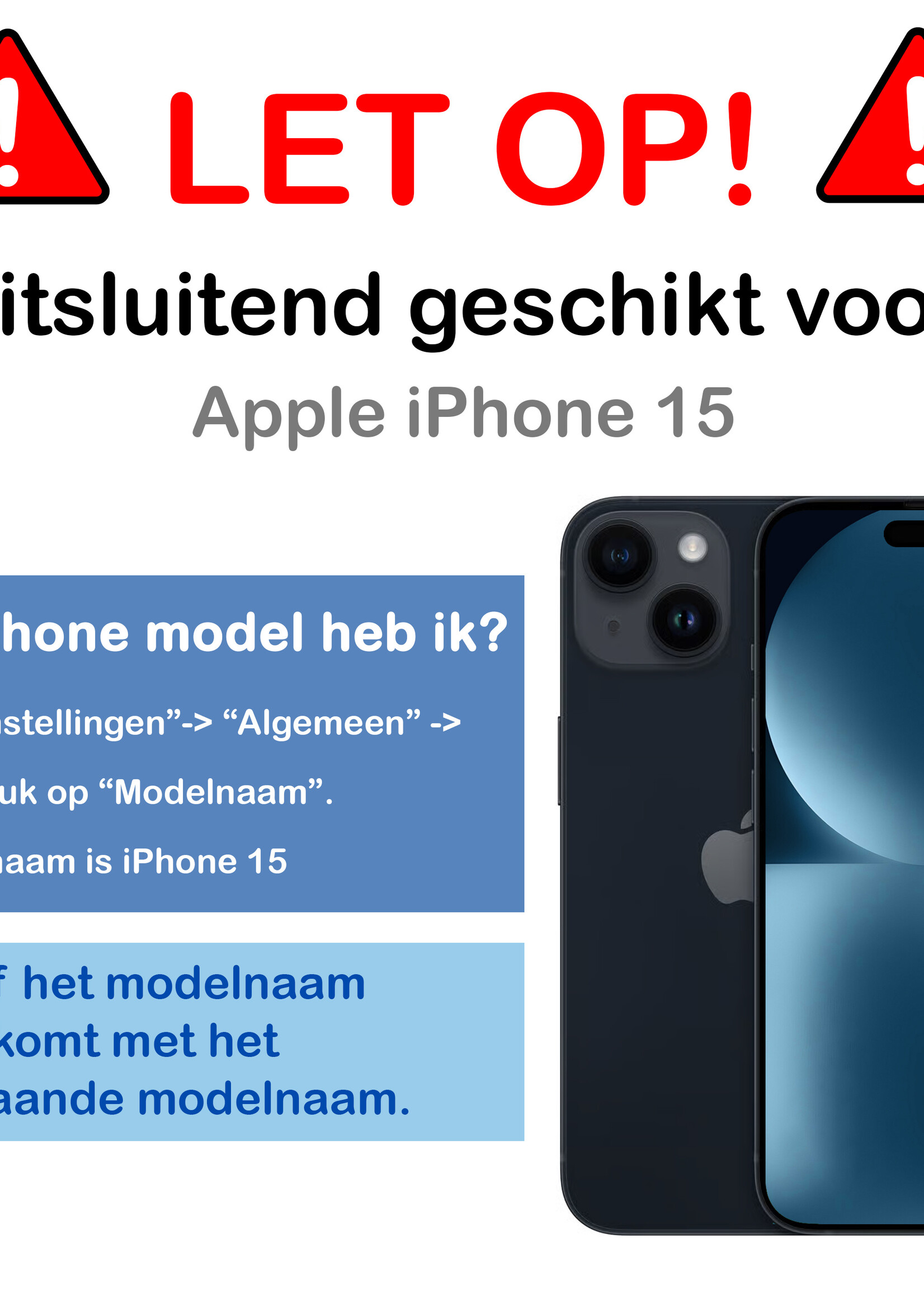 BTH Hoesje Geschikt voor iPhone 15 Hoesje Geschikt voor Magsafe Hoesje Shock Proof Cover - Hoes Geschikt voor iPhone 15 Hoesje Magsafe Case Shockproof - Transparant - 2 PACK