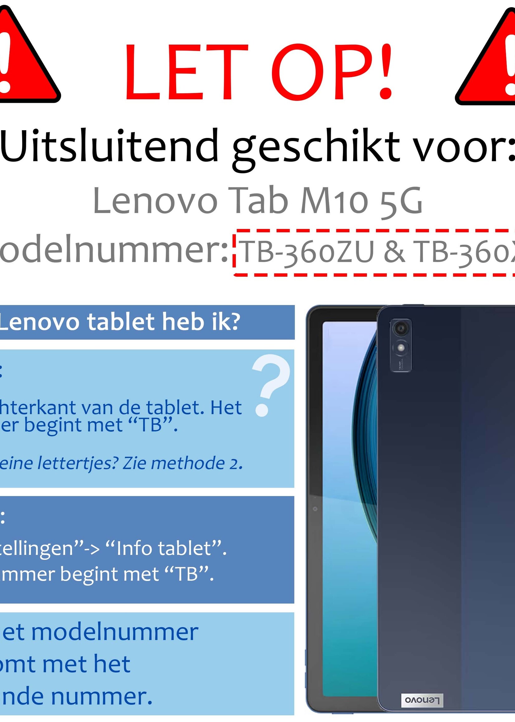 BTH Screenprotector Geschikt voor Lenovo Tab M10 5G Screenprotector Tempered Glass Screen Protector Gehard Glas - Screenprotector Geschikt voor Lenovo Tab M10 5G Screenprotector Glas - 2 PACK